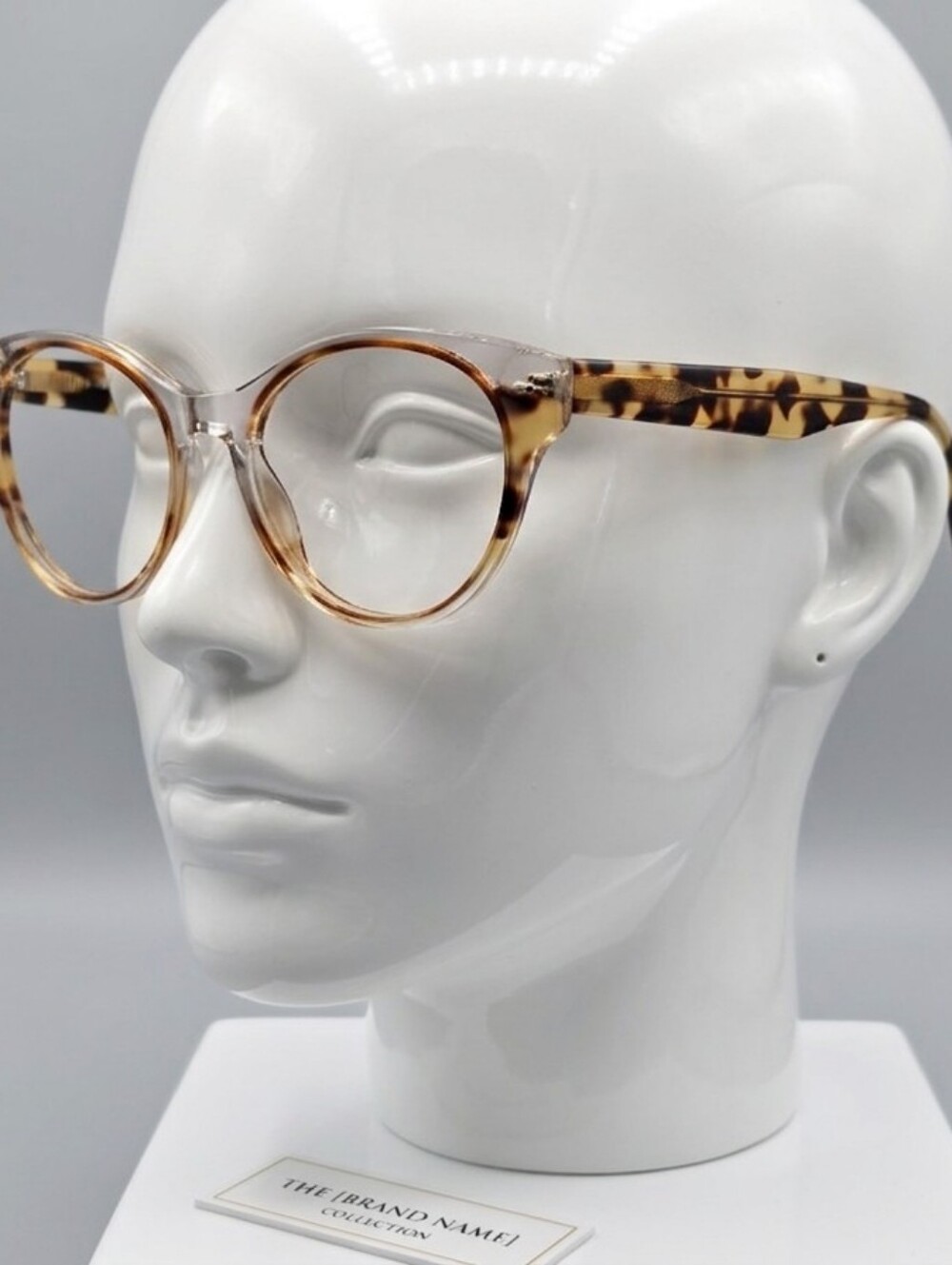 Tortoiseshell Round Women's Eyeglass Frames - Unbranded